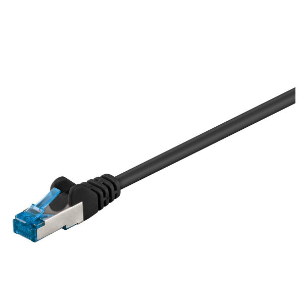 WENTRONIC CAT 6a Netzwerkkabel LS0H 2xRJ45 Stecker - S/FTP 2xgeschirmt: PIMF + Gesamtschirm (Geflech