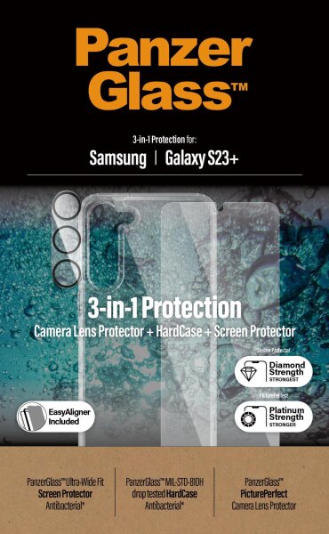 PANZERGLASS HardCase+ Screen Protector Samsung G. S2023 Plus (B0434+7316)