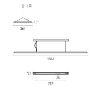 PERFORMANCE IN LIGHTING LED-Pendelleuchte 4000K 1 Stück