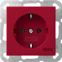 GIRA SCHUKO WSV System 55 Rot 4188108