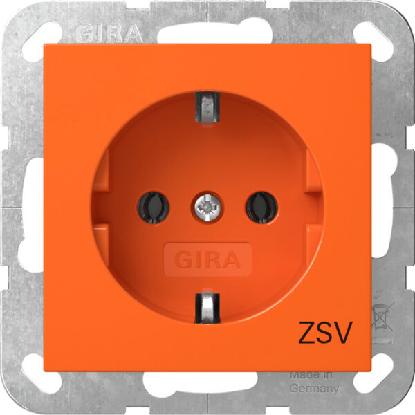 GIRA Steckdose ZSV Orange 1 Stück