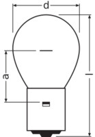 OSR Signallampe 22W BA20s SIG 1227 10,5V --