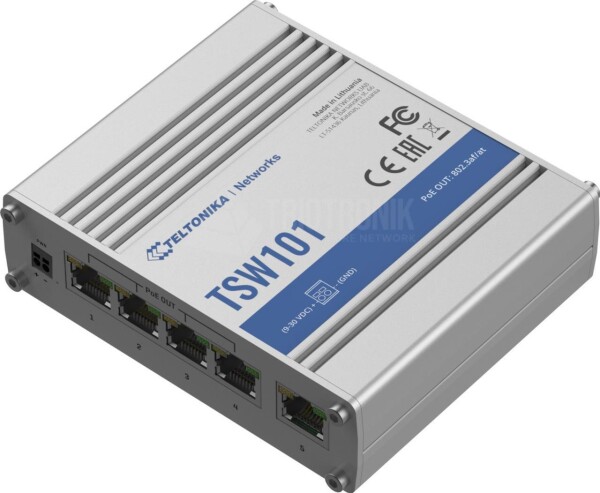 TELTONIKA TSW101 - Switch automotive PoE+ ( TSW101 )