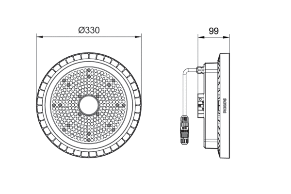 SIGNIFY LED-Hallenleuchte 840 1 Stück