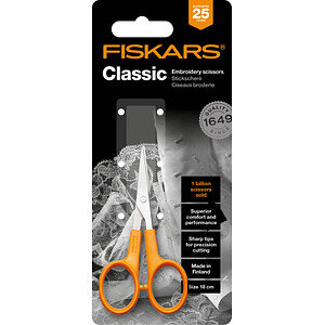 FISKARS ® Papierschere Classic orange 10,0 cm