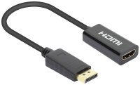 MANHATTAN Aktiver DisplayPort auf HDMI Adapter 4K@60Hz...