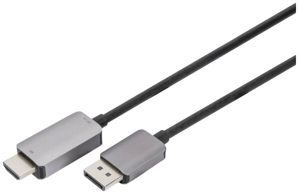 DIGITUS DisplayPort Adapterkabel DP auf HDMI A 1,8m schwarz