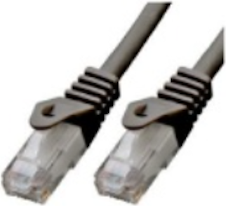 M-CAB 3942 Netzwerkkabel Schwarz 0,5 m Cat6 U/UTP (UTP) (3942)