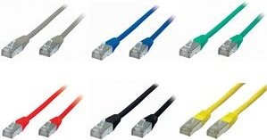 SHIVERPEAKS BASIC-S Patchkabel, Kat. 5e, F/UTP, 10,00 m schwarz, RJ45 Stecker - RJ45 Stecker, Belegu