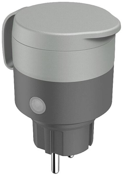 HAMA WLAN-Steckdose Outdoor ohne Hub, Sprach- u. App-Steuerung, 2.300W/10A, Gr (00176624)