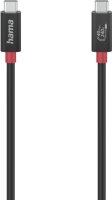 HAMA 00200779 USB Kabel 1 m USB4 Gen 3x2 USB C Schwarz...