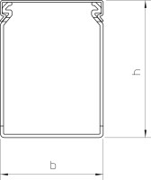 OBO Verdrahtungskanal LKV 75125 75x125x2000 PVC steingrau...