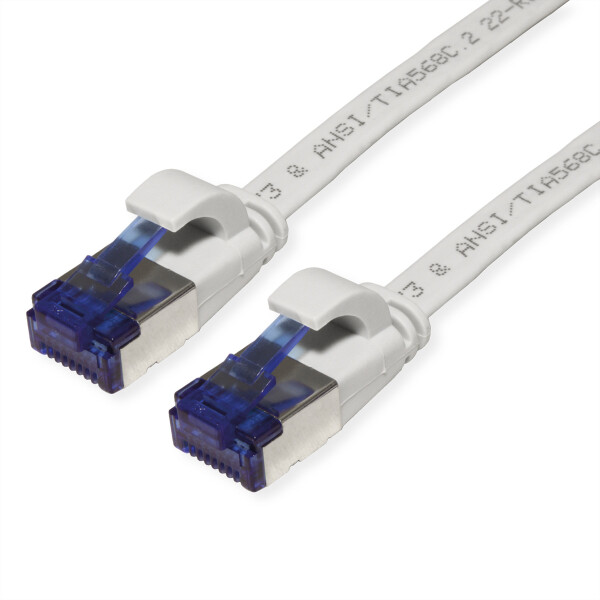 VALUE 21992112 RJ45 Netzwerkkabel, Patchkabel CAT 6a F/UTP 2.00 m Grau 1 St.