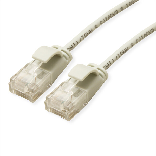 ROLINE green 21443906 RJ45 Netzwerkkabel, Patchkabel CAT 6a U/UTP 3.00 m Grau 1 St.