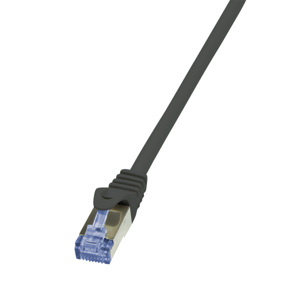 LOGILINK CAT6A S/FTP Patchkabel   AWG26 PIMF black 50m