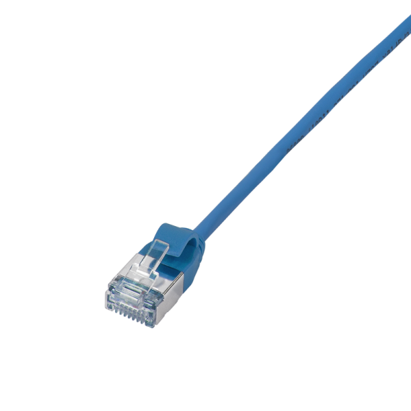 LOGILINK Patchkabel CAT6A STP TPE SlimLine blau 0,5m