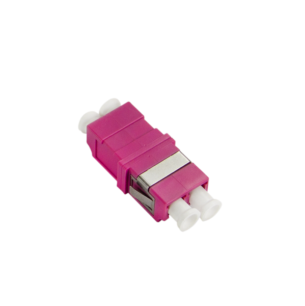 LOGILINK Fibre Adapter LC Duplex, without flange, violet