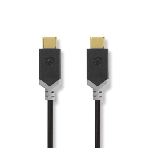 NEDIS N CCBW64750AT10 - USB 3.1-Kabel Stecker Typ C> C 1 m (CCBW64750AT10)