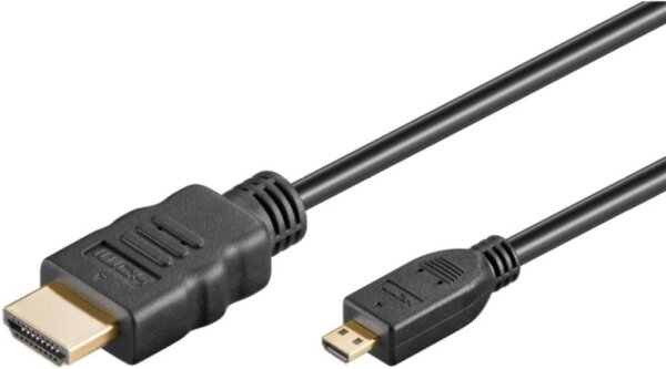 WENTRONIC HDMI Kabel HighSpeed 1m,Ethernet,sw