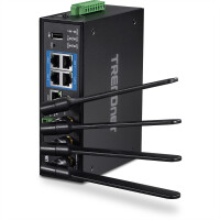 TRENDNET TI-W100 - Wireless Router - 4-Port-Switch