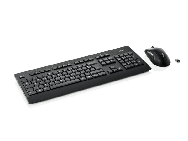 FUJITSU LX960 Tastatur RF Wireless QWERTZ Deutsch Schwarz (S26381-K960-L420)