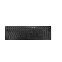 CHERRY TAS KW 9100 SLIM Wireless BE-Layout schwarz/silber