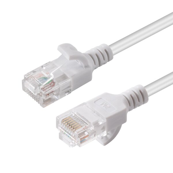 MICROCONNECT U/UTP CAT6A Slim 10M White