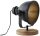 BRILLIANT Kiki HK19246S76 Tischlampe E27 Schwarz (korund), Holz