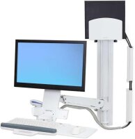 ERGOTRON StyleView Sit-Stand Combo System weiss fuer LCD...