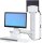 ERGOTRON StyleView Sit-Stand Combo System weiss fuer LCD bis 61cm 24 Zoll Tastatur max 13,2kg