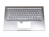 ASUS Tastatur inkl. Topcase DE (deutsch) silber/silber...