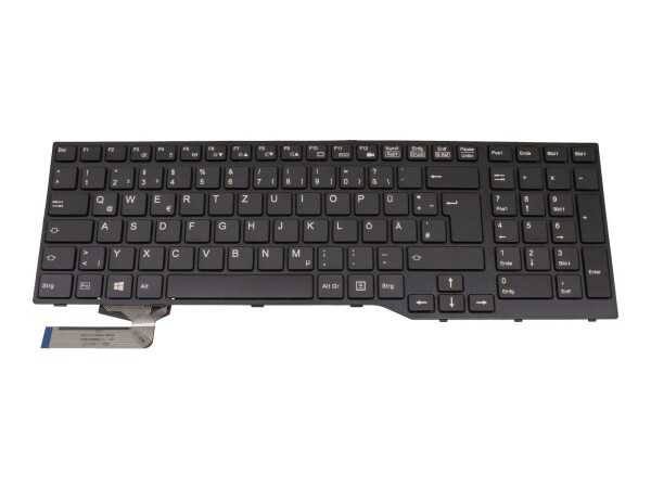 FUJITSU CP648390-01 Tastatur DE (deutsch) schwarz/schwarz
