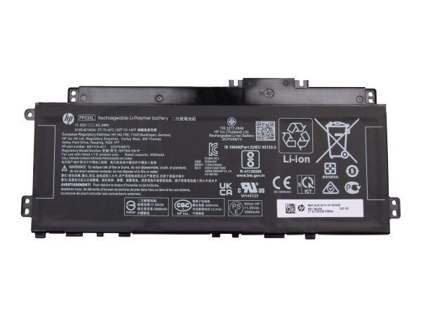 HP Akku 43,3Wh Original für HP Pavilion x360 14-dw1000