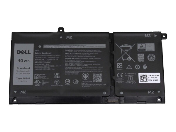 DELL Akku 40Wh Original (11,25V 3-Zellen) für Dell Inspiron 15 (3576)