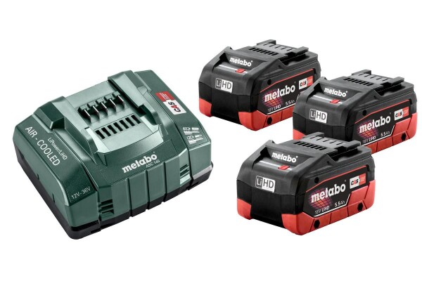 METABO Basic-Set 3 x LiHD 5.5 Ah, 685074000 (685074000)