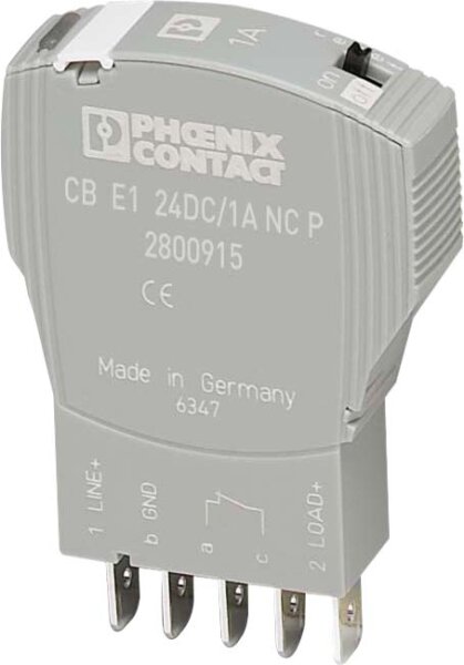 PHOENIX CONTACT Schutzschalter 240 V/AC 2 A 1 Öffner Phoenix Contact CB E1 24DC/2A NC P 1 St.