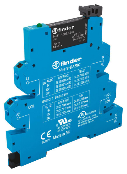 FINDER Halbleiterrelais 1 St. Finder 39.00.7.012.9024 Last-Strom (max.): 2 A Schaltspannung (max.):