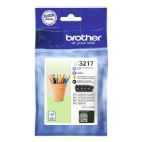 BROTHER LC3217 Value Pack - 4er-Pack - Schwarz, Gelb,...