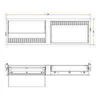 BACHMANN CONI DUO Einbaurahmen 911.028 6-fach 2x 3-fach...