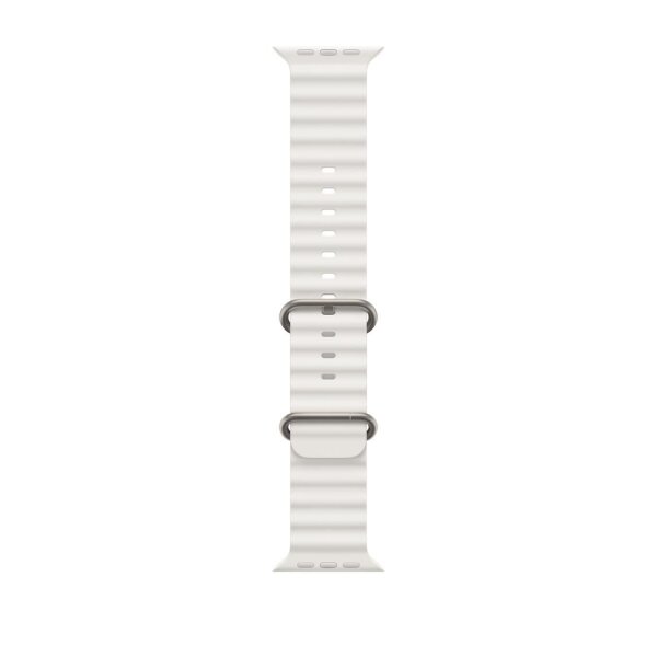 APPLE Ocean Armband für Watch Ultra 49mm weiß One Size Armband für 130?200 mm Umfang Kompatibilität