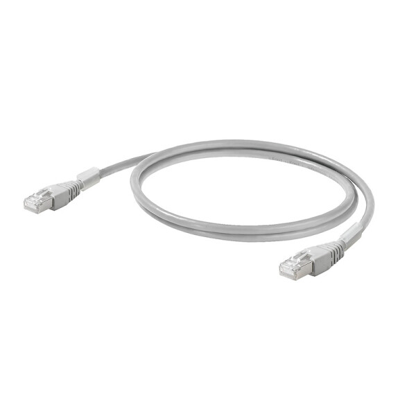 WEIDMÜLLER 2661950200 RJ45 Netzwerkkabel, Patchkabel CAT 6a S/FTP 2 m Grau 1 St.