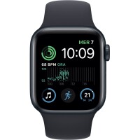 APPLE Watch SE GPS 40mm Midnight Aluminium Case with...