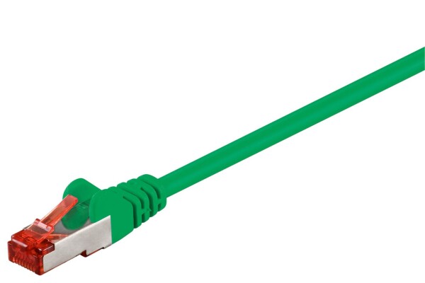 MICROCONNECT SSTP CAT6 2M GREEN LSZH