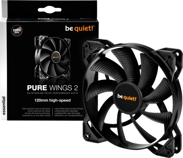 BE QUIET Lüfter be quiet! 120*120*25  Pure Wings 2 High-Speed