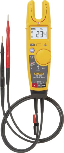 FLUKE T6-600/EU Hand-Multimeter, Stromzange digital CAT III 600 V Anzeige (Counts): 2000