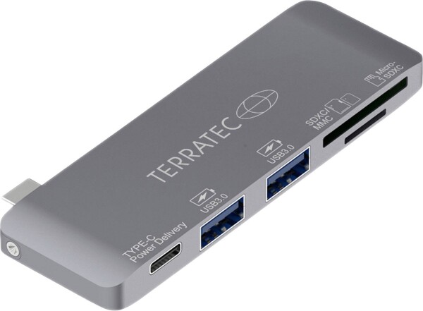 TERRATEC Connect C7 Type-C zu Type-C PD USB3.0 CardReader