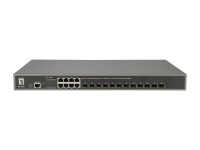 LEVEL ONE Switch  8x GE GTL-2091 12xGSFP 19""