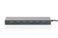 DIGITUS USB 3.0 Hub 7-port Inkl. 5V/3.5A Netzteil...