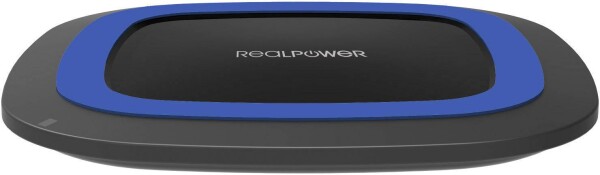 REALPOWER FreeCharger-10 schwarz blau, wireless Ladestation