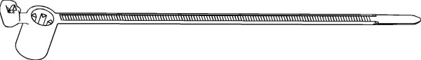 HELLERMANNTYTON 155-30602 T50SSBS5OT-E-PA66HS-BK (500) Kabelbinder Schwarz mit Spreizanker 500